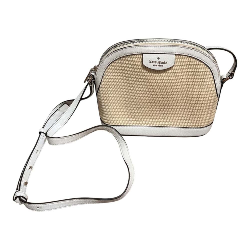 Kate Spade New York Sylvia Straw Dome Crossbody Bag